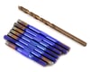 Image 1 for 1UP Racing RC10B74.1 Pro Duty Titanium Turnbuckles (Triple Polished Bright Blue)