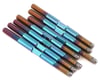 Image 1 for 1UP Racing TLR 22X-4 Pro Duty Titanium Turnbuckles (Triple Polished Bright Blue)