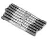 Image 1 for 1UP Racing TLR 22X-4 Pro Duty Titanium Turnbuckle Set (Triple Polished Silver)