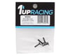 Image 2 for 1UP Racing 3x10mm Aluminum Servo Mounting Screws w/3mm Neck (Black) (4)