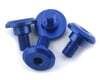 Image 1 for 1UP Racing 3x4mm Aluminum Servo Mounting Screws w/4.2mm Neck (Blue) (4)