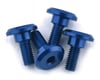 Image 1 for 1UP Racing 3x6mm Aluminum Servo Mounting Screws w/4.2mm Neck (Blue) (4)