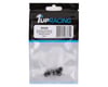 Image 2 for 1UP Racing 3mm Aluminum Flanged Locknuts (Black/Silver) (6)