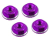 Image 1 for 1UP Racing Lockdown UltraLite 4mm Serrated Wheel Nuts (Purple) (4)