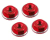Image 1 for 1UP Racing Lockdown UltraLite 4mm Serrated Wheel Nuts (Red) (4)
