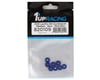 Image 2 for 1UP Racing 3mm LowPro Countersunk Washers (Dark Blue) (8)