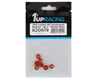 Image 2 for 1UP Racing 3mm LowPro Countersunk Washers (Orange Shine) (8)