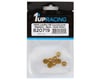 Image 2 for 1UP Racing 3mm LowPro Countersunk Washers (Gold Shine) (8)