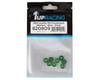 Image 2 for 1UP Racing 3mm LowPro Countersunk Washers (Green) (8)