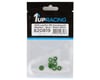 Image 2 for 1UP Racing 3mm LowPro Countersunk Washers (Green Shine) (8)