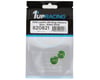 Image 2 for 1UP Racing 3mm LowPro Wing Washers (Green Shine) (2)