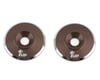 Image 1 for 1UP Racing 3mm LowPro Wing Washers (Gunmetal Shine) (2)