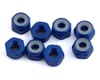 Image 1 for 1UP Racing 3mm Aluminum Locknuts (Dark Blue) (8)
