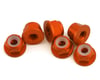 Image 1 for 1UP Racing 3mm Aluminum Flanged Locknuts (Orange) (6)