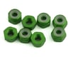 Image 1 for 1UP Racing 3mm Aluminum Locknuts (Green) (8)