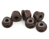 Image 1 for 1UP Racing 3mm Aluminum Flanged Locknuts (Gunmetal) (6)