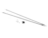Image 1 for Align 450XL Tail Stabilizer Control Rod Assembly (White)