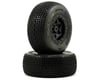 Image 1 for AKA Cityblock SC Pre-Mounted Tires (SC10 Rear) (2) (Black)