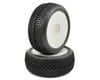 Image 1 for AKA I-Beam 1/8 Buggy Pre-Mounted Tires (2) (White) (Soft - Long Wear)