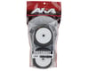 Image 3 for AKA Cross Brace 1/8 Buggy Pre-Mounted Tires (2) (White) (Super Soft - Long Wear)