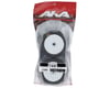 Image 3 for AKA EVO Zipps 1/8 Buggy Pre-Mounted Tires (2) (White) (Super Soft - Long Wear)