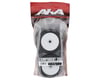 Image 3 for AKA Component 2AB 1/8 Buggy Pre-Mounted Tires (2) (White) (Super Soft - Long Wear)