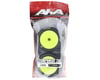 Image 3 for AKA Component 2AB 1/8 Buggy Pre-Mounted Tires (2) (Yellow) (Medium - Long Wear)