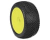 Image 1 for AKA I-Beam 1/8 Truggy Pre-Mounted Tires (2) (Yellow) (Super Soft - Long Wear)