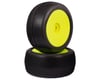 Image 1 for AKA EVO Gridiron 1/8 Truggy Pre-Mounted Tires (2) (Yellow) (Super Soft - Long Wear)