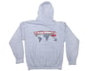 Image 2 for AMain Athletic Gray "International" Hooded Sweatshirt (Hoody) (2X-Large)