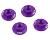 Image 1 for AMR 4mm Aluminum Serrated Flange Nut (Purple) (4)