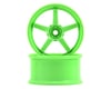 ARP ARW02 5 Mode 5-Spoke Drift Wheels (Green) (2) (6mm Offset)