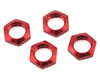 Image 1 for Arrma 17mm Aluminium Wheel Nut (Red) (4)