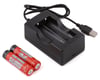 Image 1 for Arrma ADC-L2 Li-Ion Charger w/Two Li-Ion 18650 Batteries