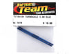 Image 2 for Team Associated Factory Team 3.0" Titanium Turnbuckle (Blue) (2)