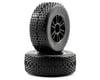 Image 1 for Team Associated Pre-Mounted Front Spoked Wheel & Tire Set (2) (Black)