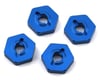 Image 1 for Team Associated Factory Team Reflex 14B/14T Aluminum Wheel Hexes (Blue) (4)