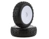 Image 1 for Team Associated Reflex 14B Front Narrow Pre-Mounted Mini Pin Tire (2) (White)