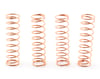 Image 1 for Team Associated Shock Spring Set (Extra Firm - Copper/6.90lbs) (4)