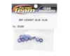 Image 2 for Team Associated Factory Team 3mm Aluminum Flanged Locknut (Blue) (10)