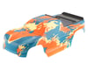 Image 1 for Team Associated Rival MT10 Pre-Painted Body (Orange/Blue)