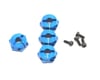 Image 1 for Team Associated Factory Team Clamping Wheel Hex (Blue) (4)