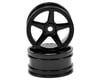 Image 1 for Team Associated 12mm Hex 5-Spoke Wheel (2) (Black)