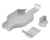 Image 1 for Team Associated RC10CC Chassis, Nose Plate & Motor Mount Set (Silver)