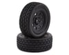 Image 1 for Team Associated SR10 Pre-Mounted Street Stock Tires w/Front Wheels (2)