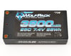 Image 1 for Reedy WolfPack 2S Hard Case LiPo Shorty Battery Pack 25C (7.4V/3800mAh)