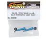 Image 2 for Team Associated Factory Team Aluminum Inline Front Axle (Blue)