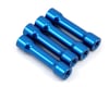 Image 1 for Team Associated Factory Team Chassis Brace Standoff (Blue) (4)