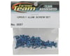 Image 2 for Team Associated Factory Team Aluminum Screw Kit (Blue) (12R5/R5.1)