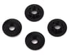 Image 1 for Team Associated Factory Team 4mm Low Profile Serrated Wheel Nuts (Black) (4)